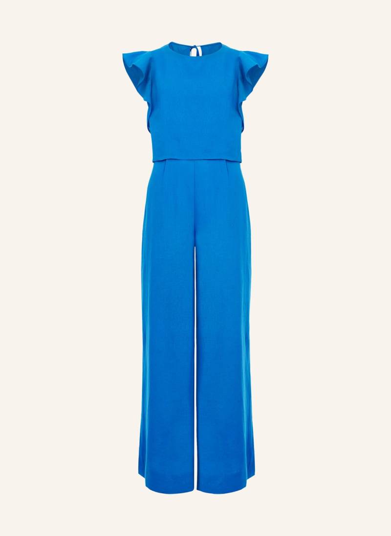 Phase Eight Jumpsuit Aubrey Mit Leinen blau von Phase Eight