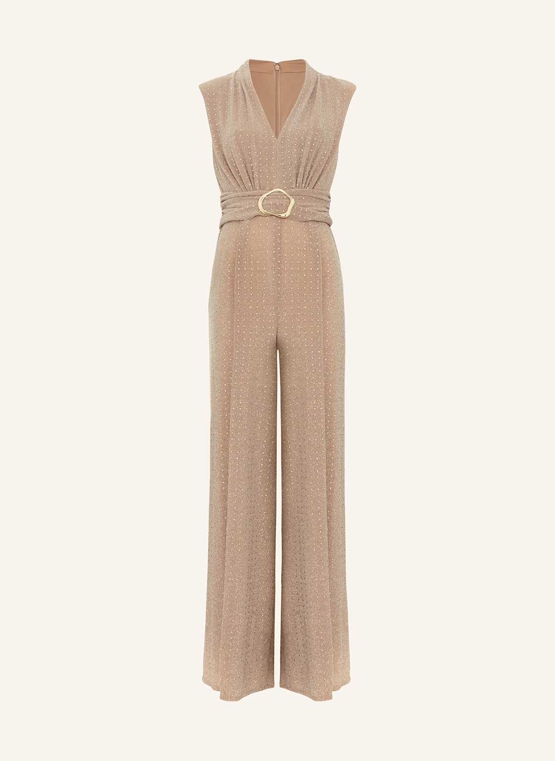 Phase Eight Jumpsuit Brea Mit Schmucksteinen Und Glitzergarn beige von Phase Eight