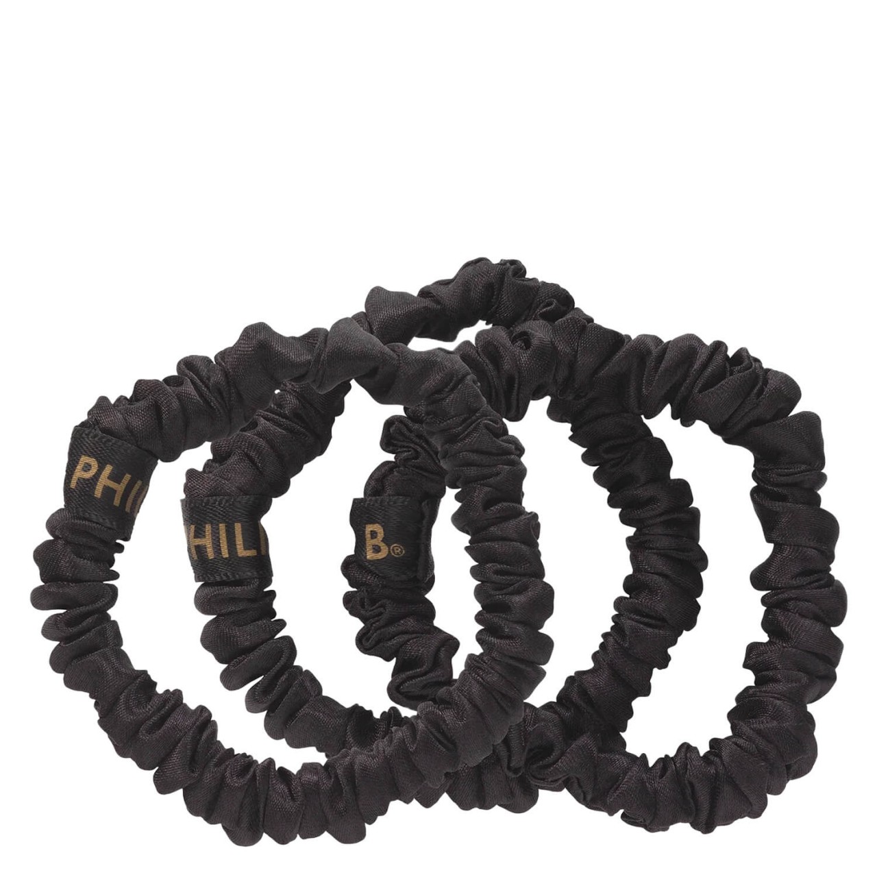 Philip B - Petite Black Scrunchie Set von Philip B