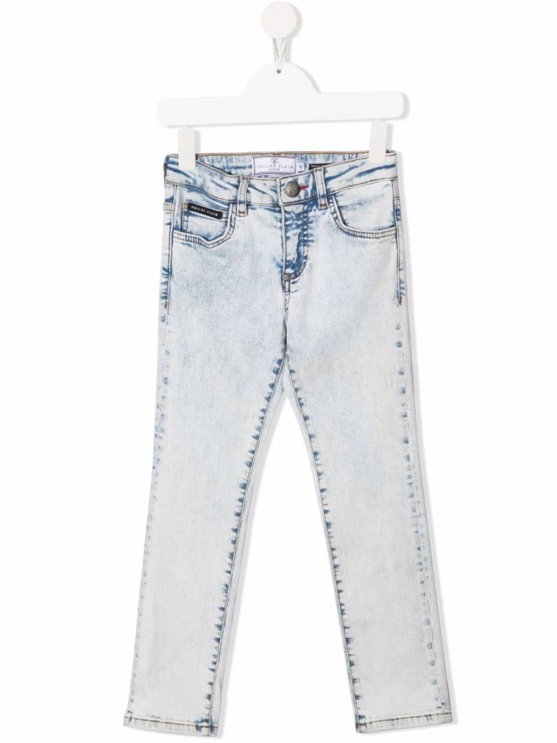 Philipp Plein Junior Iconic Plein regular-fit jeans - Blue von Philipp Plein Junior