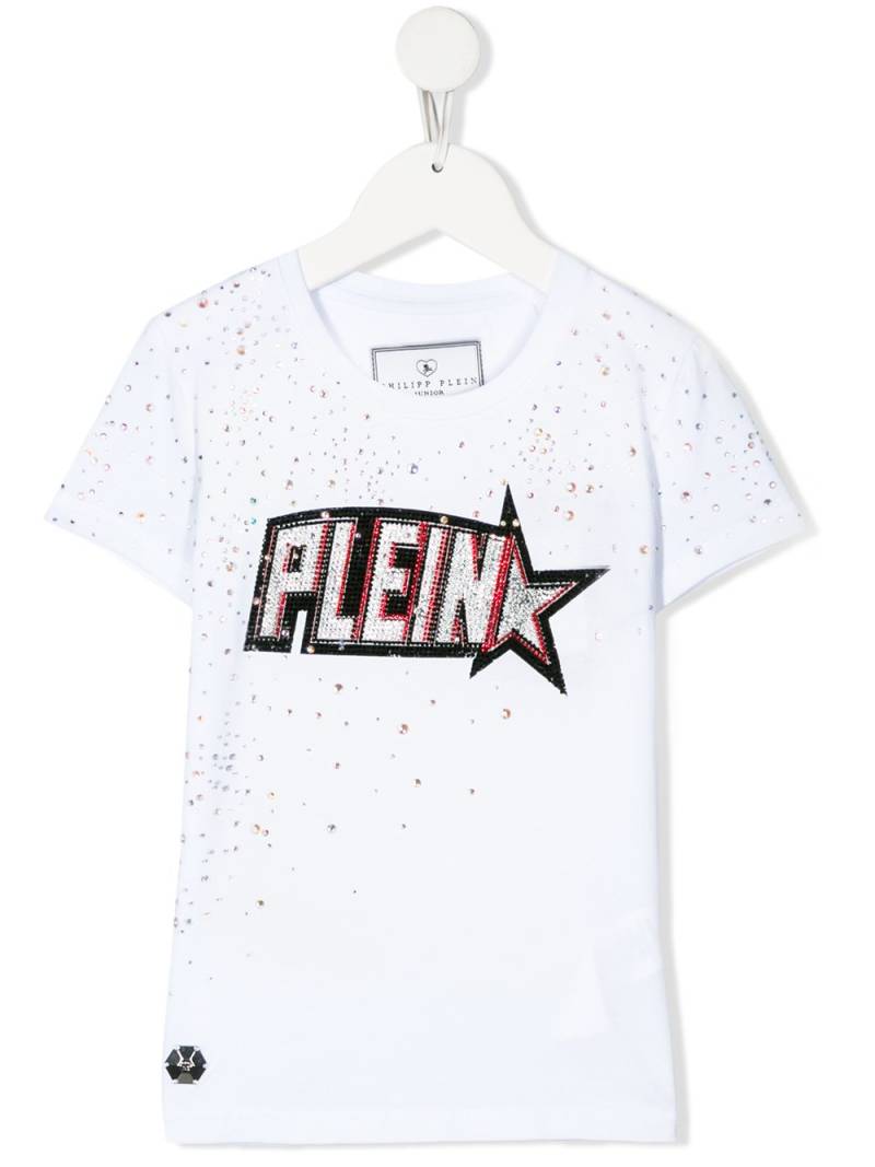 Philipp Plein Junior Plein Star T-shirt - White von Philipp Plein Junior