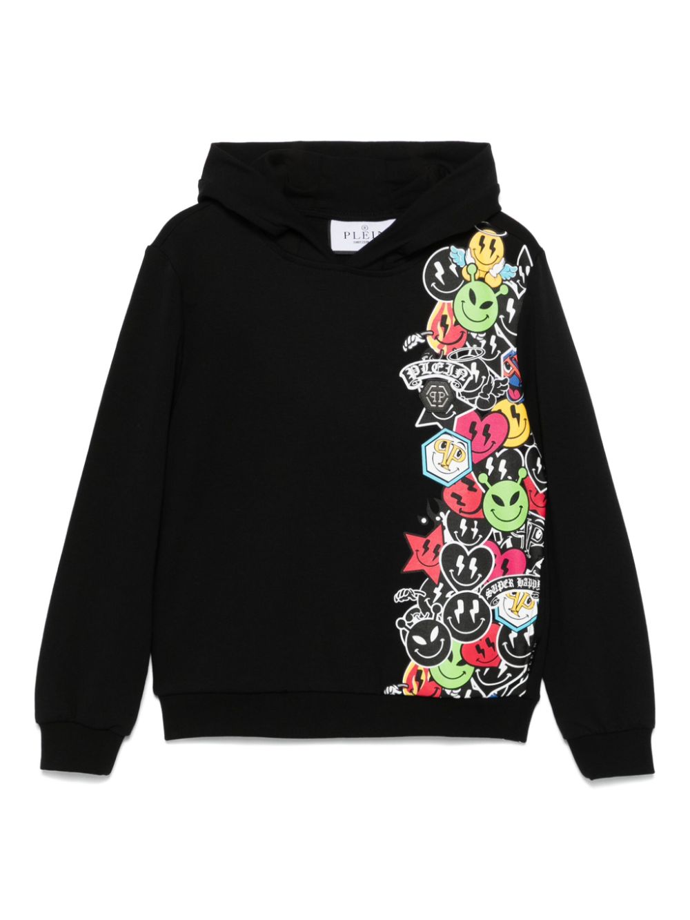 Philipp Plein Junior Smile hoodie - Black von Philipp Plein Junior