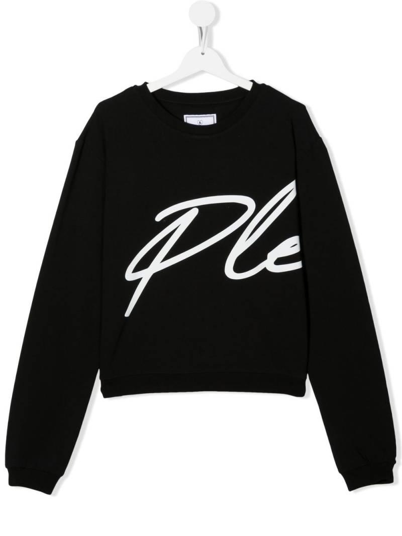 Philipp Plein Junior TEEN signature logo-print sweatshirt - Black von Philipp Plein Junior