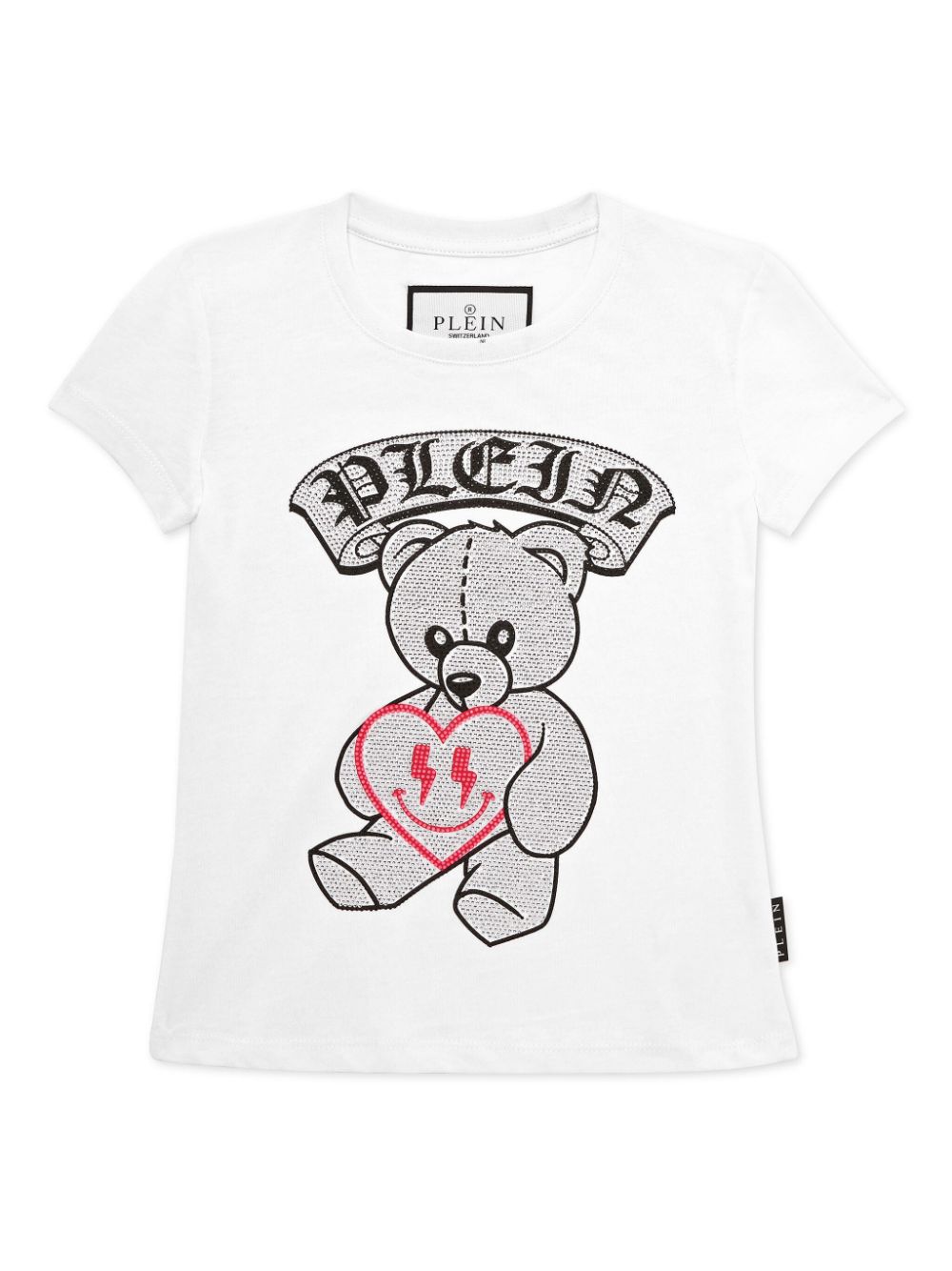 Philipp Plein Junior Teddy Bear-studded T-shirt - White von Philipp Plein Junior