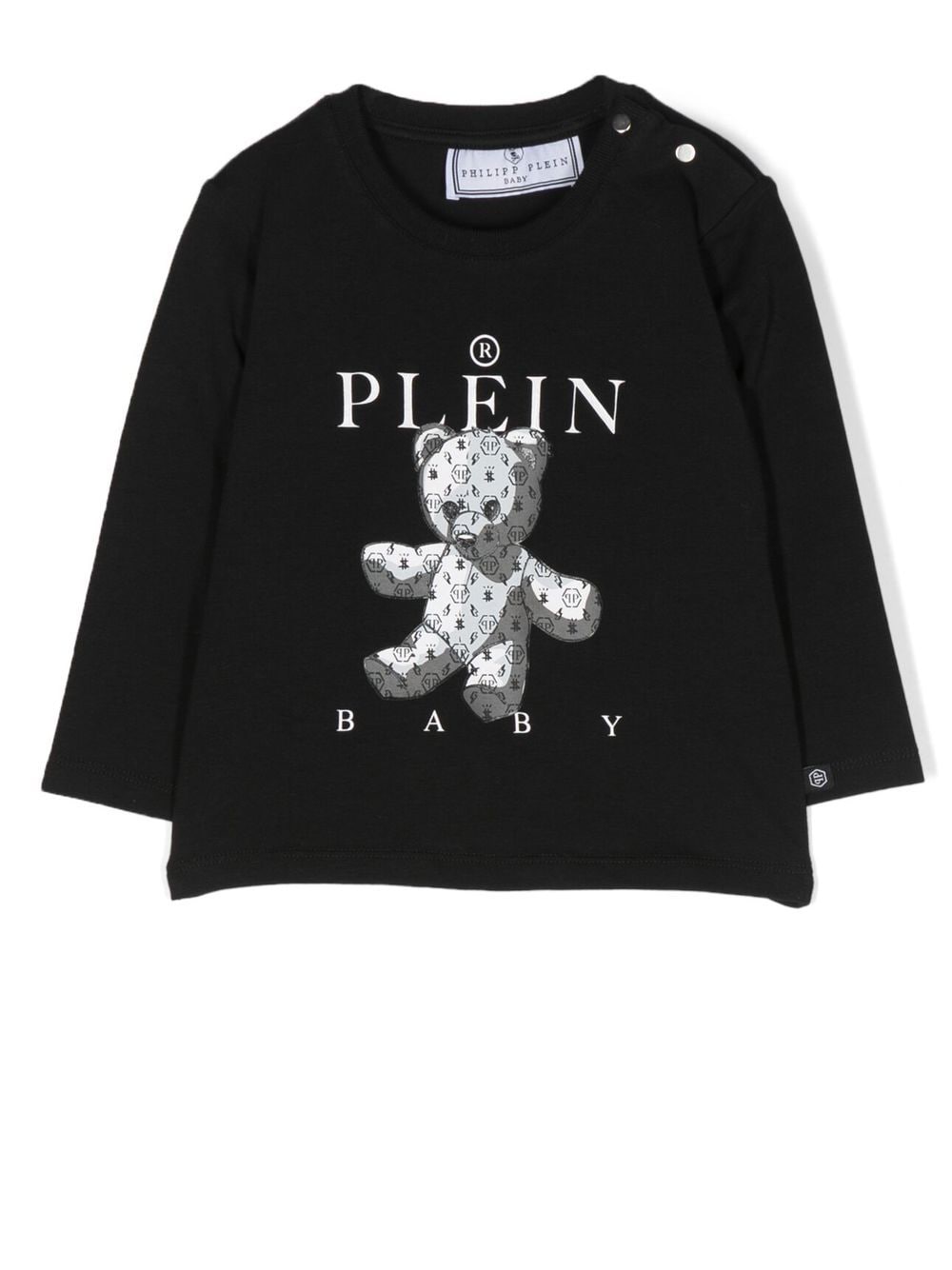 Philipp Plein Junior bear-print T-shirt - Black von Philipp Plein Junior