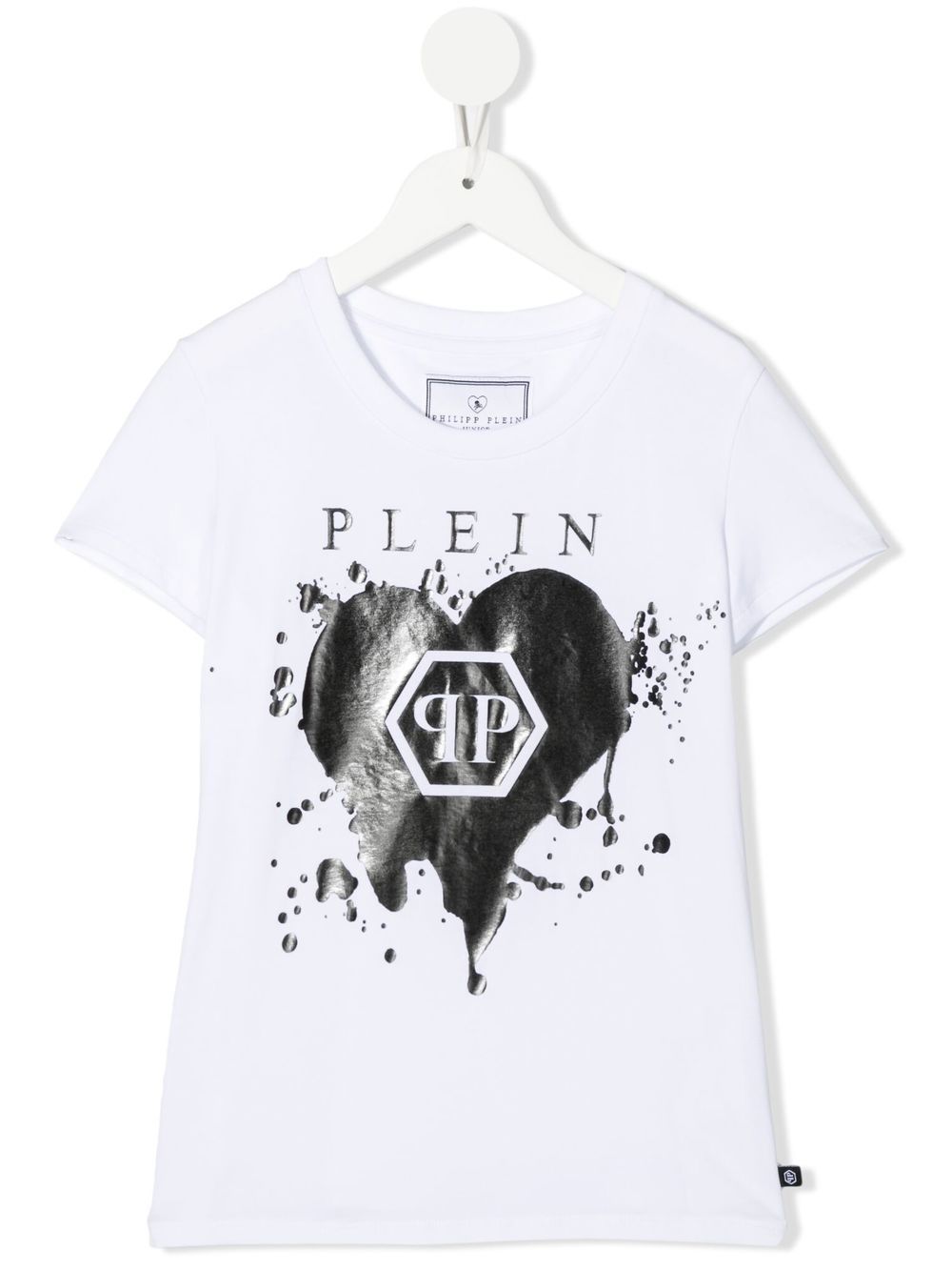 Philipp Plein Junior graphic-print cotton T-Shirt - White von Philipp Plein Junior