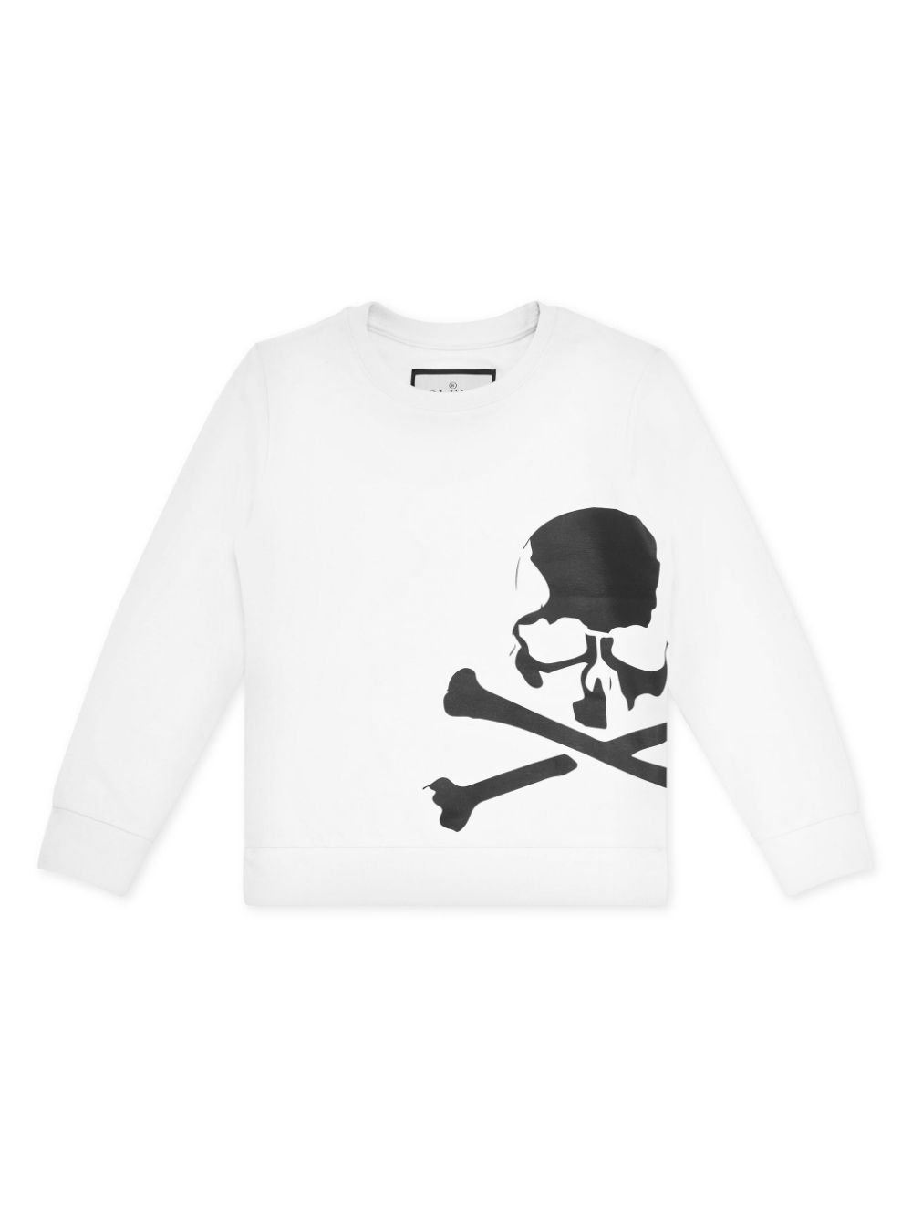 Philipp Plein Junior logo-print crew-neck sweatshirt - White von Philipp Plein Junior