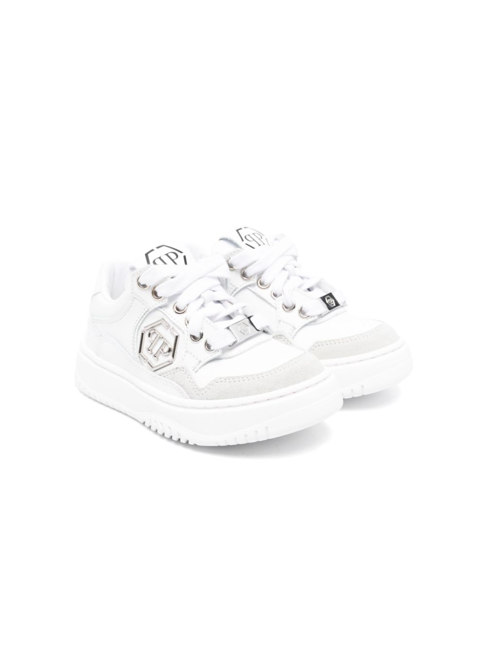 Philipp Plein Junior panelled sneakers - White von Philipp Plein Junior