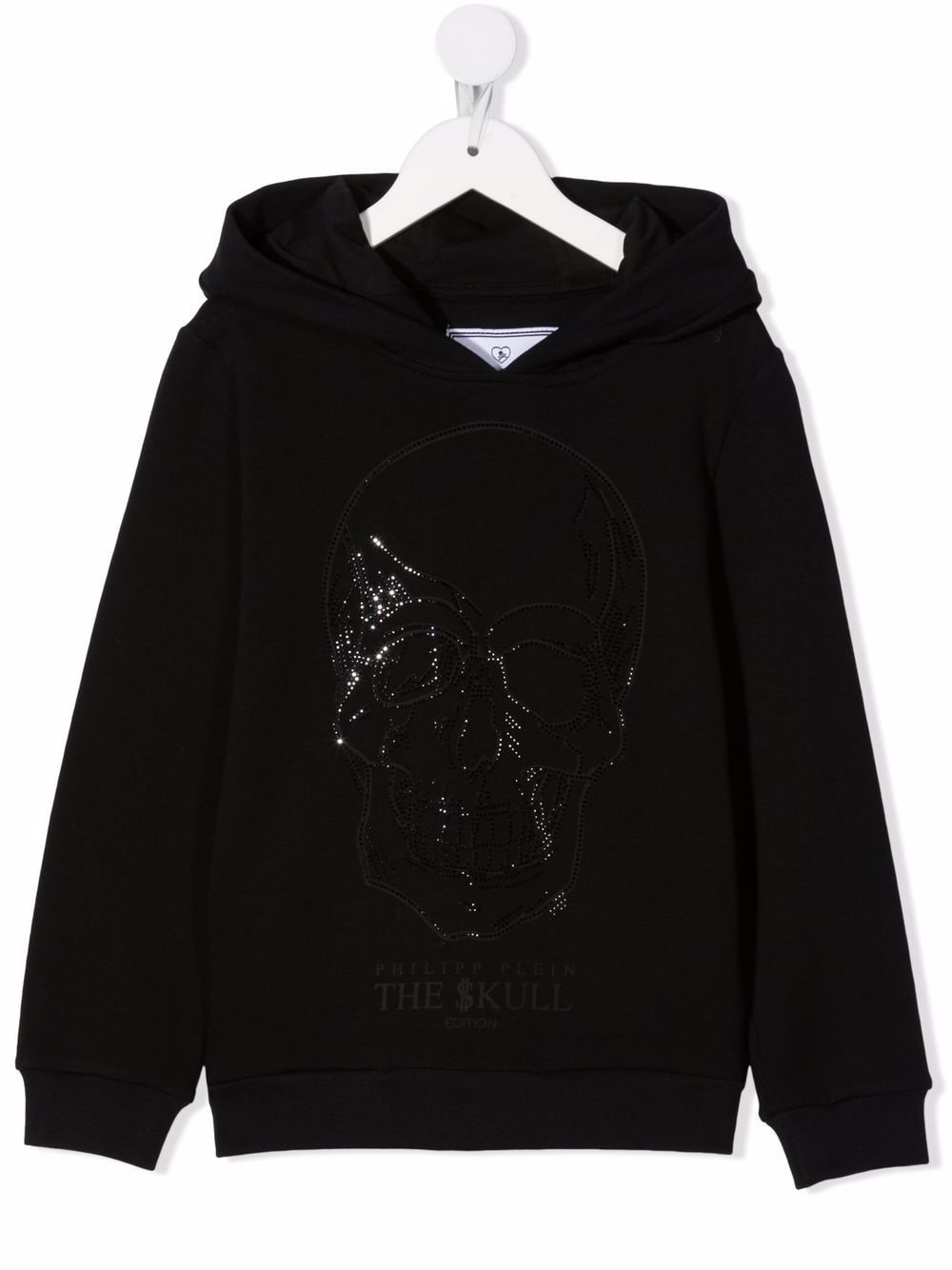 Philipp Plein Junior skull-embellished hoodie - Black von Philipp Plein Junior