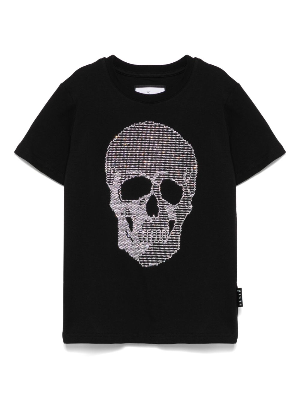 Philipp Plein Junior skull-motif crew-neck T-shirt - Black von Philipp Plein Junior