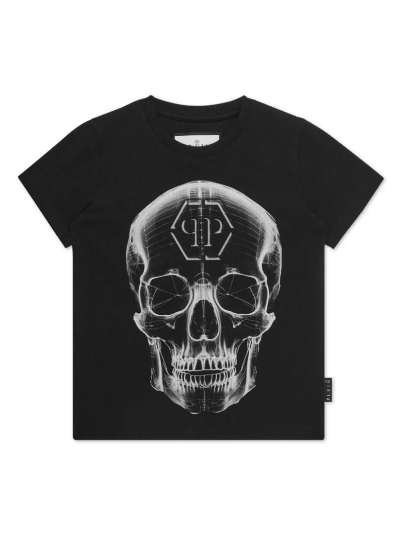 Philipp Plein Junior skull-print T-shirt - Black von Philipp Plein Junior