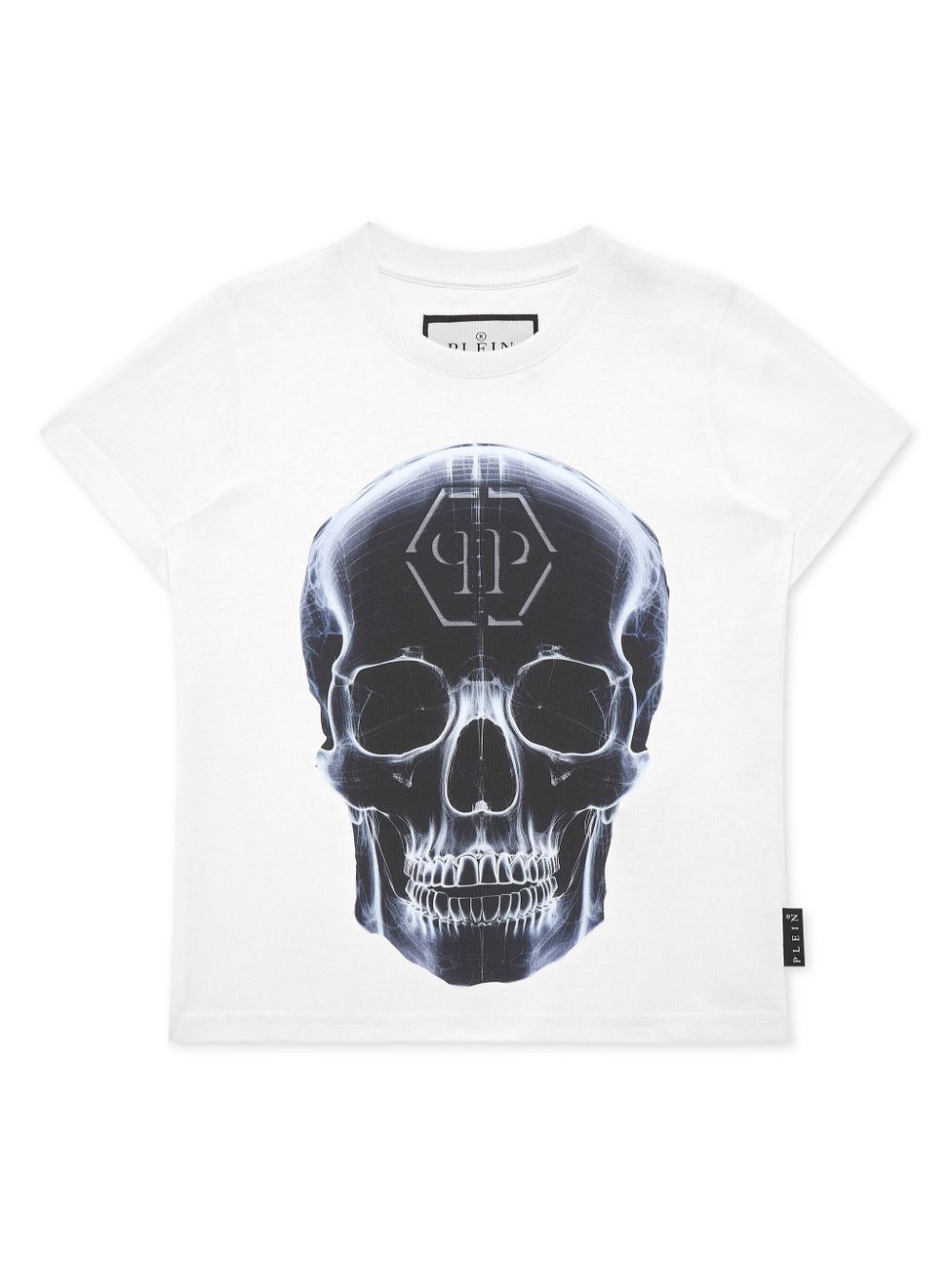 Philipp Plein Junior skull-print T-shirt - White von Philipp Plein Junior