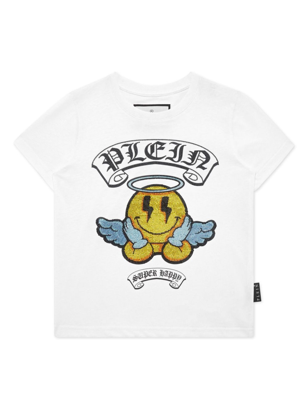 Philipp Plein Junior smile-print T-shirt - White von Philipp Plein Junior