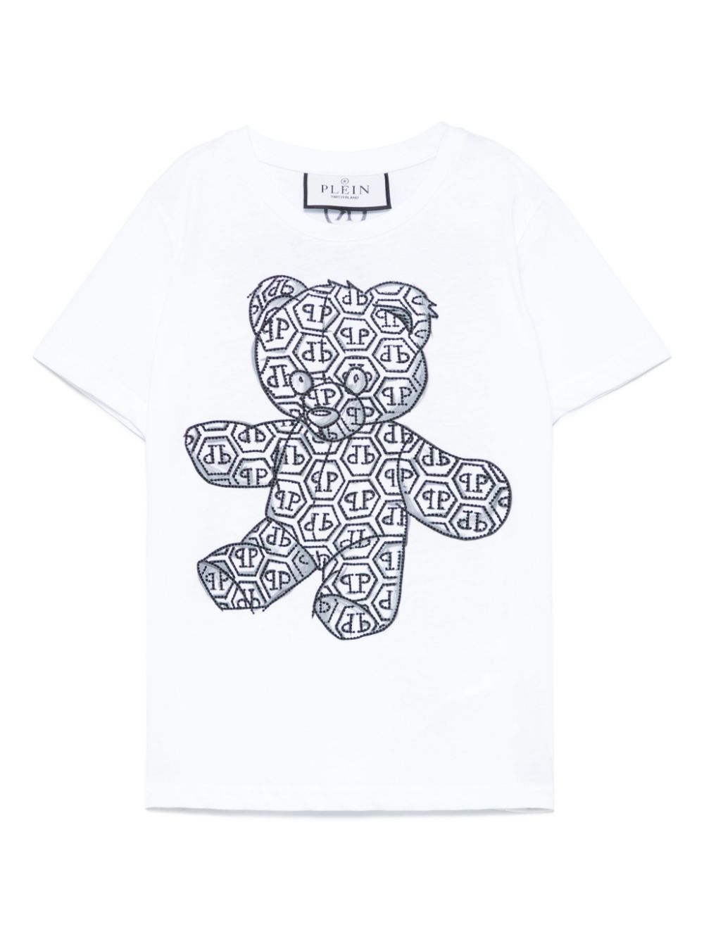 Philipp Plein Junior teddy bear T-shirt - White von Philipp Plein Junior