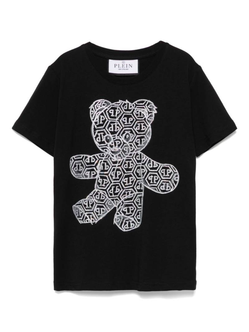 Philipp Plein Junior teddy bear crew-neck T-shirt - Black von Philipp Plein Junior