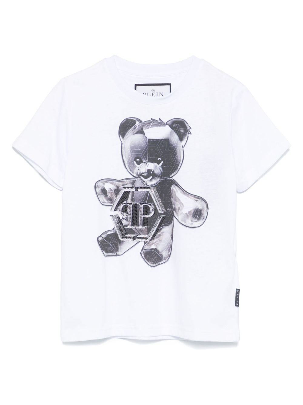 Philipp Plein Junior teddy bear-print T-shirt - White von Philipp Plein Junior