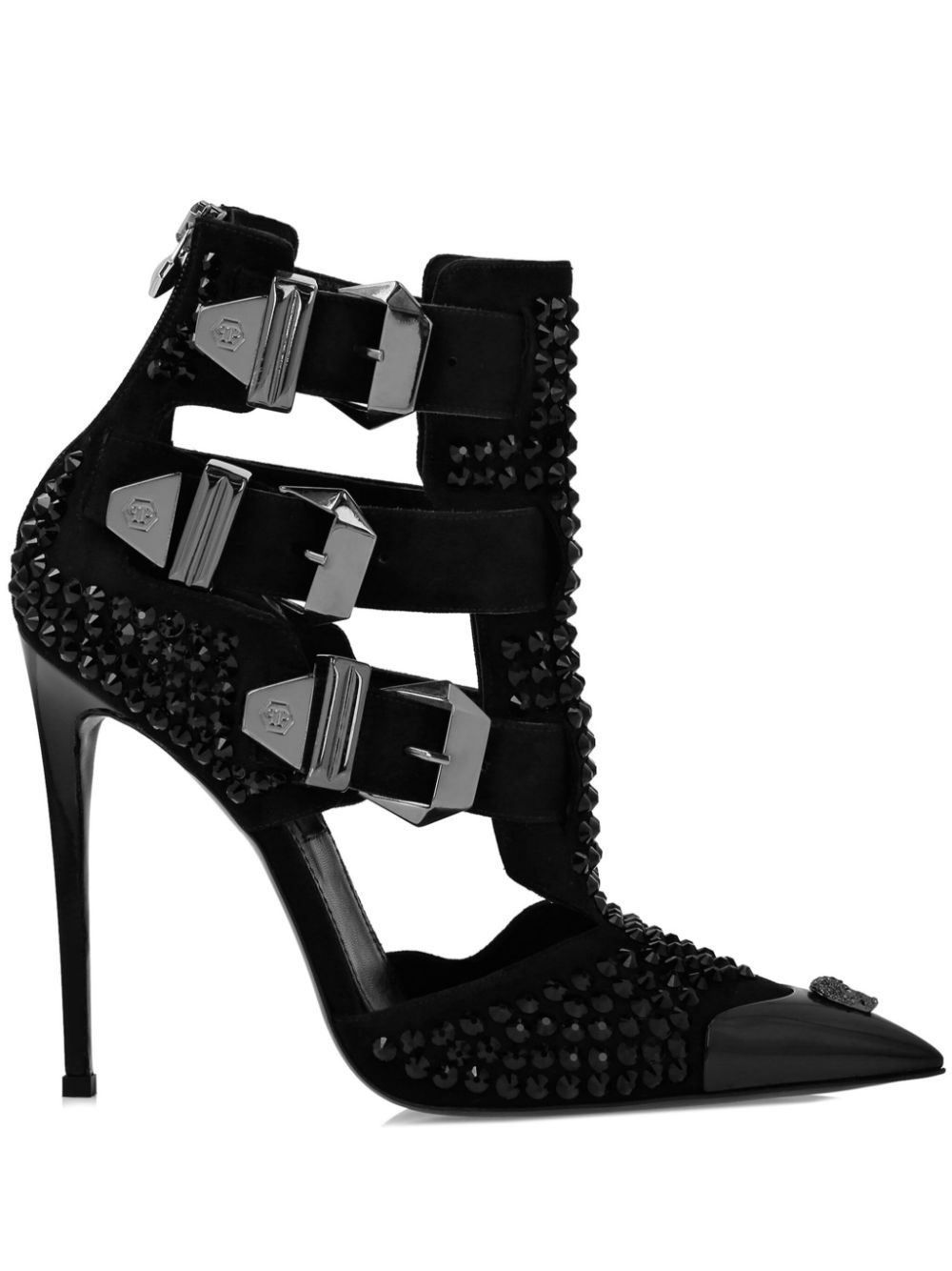 Philipp Plein 120mm Skull pumps - Black von Philipp Plein