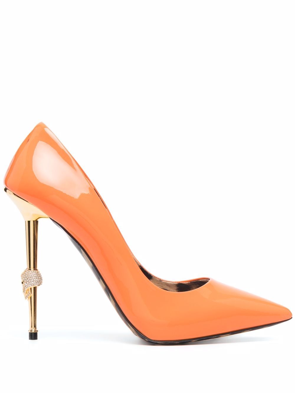 Philipp Plein 125mm Decollete high heels - Orange von Philipp Plein