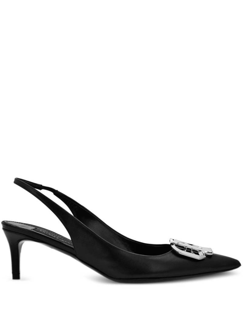 Philipp Plein 50mm Gothic pumps - Black von Philipp Plein