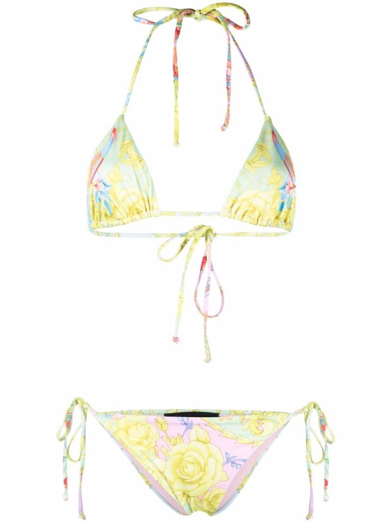 Philipp Plein Baroque-print bikini - Yellow von Philipp Plein