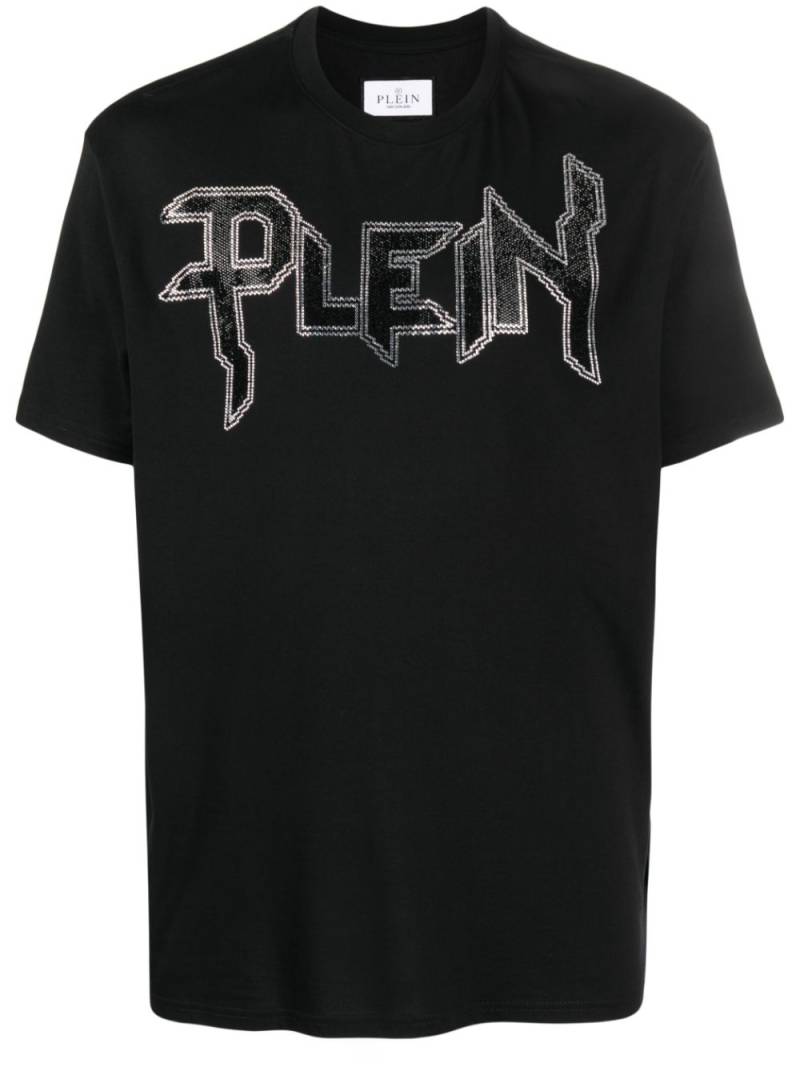 Philipp Plein Chrome gem-embellished T-shirt - Black von Philipp Plein