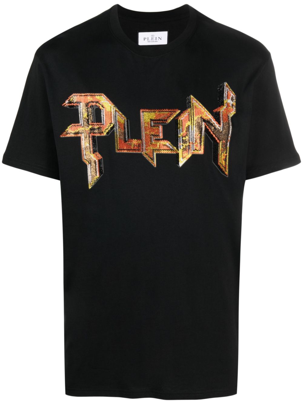 Philipp Plein Chrome gem-embellished T-shirt - Black von Philipp Plein