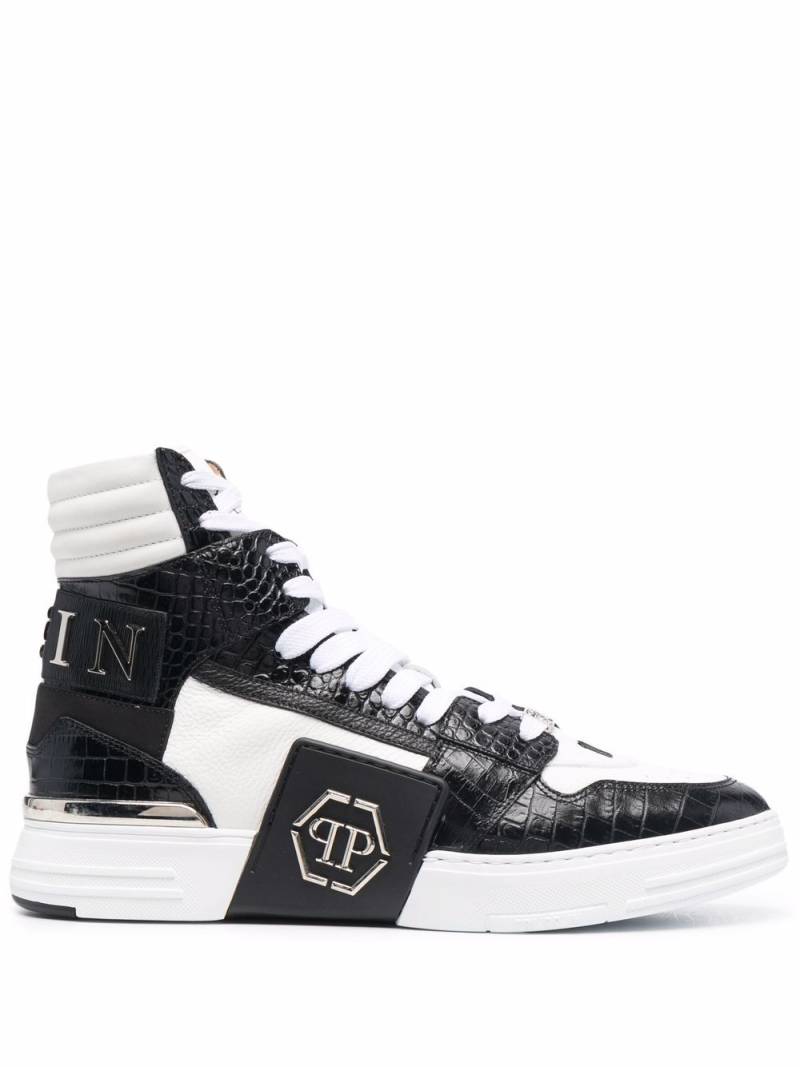 Philipp Plein Cocco Phantom Kicks high-top sneakers - White von Philipp Plein