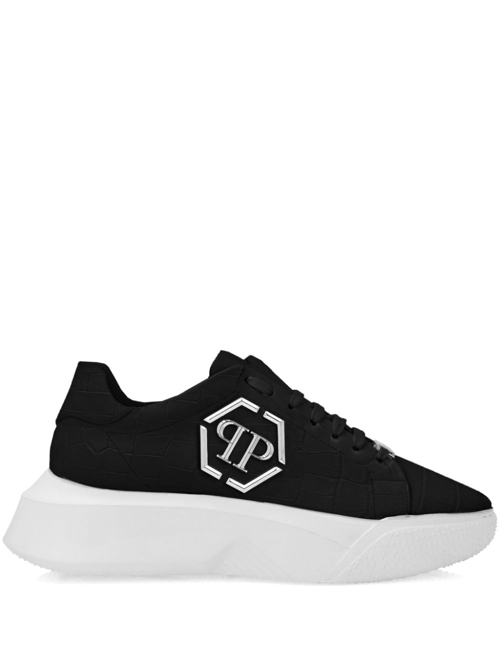 Philipp Plein Crocco Godzilla sneakers - Black von Philipp Plein