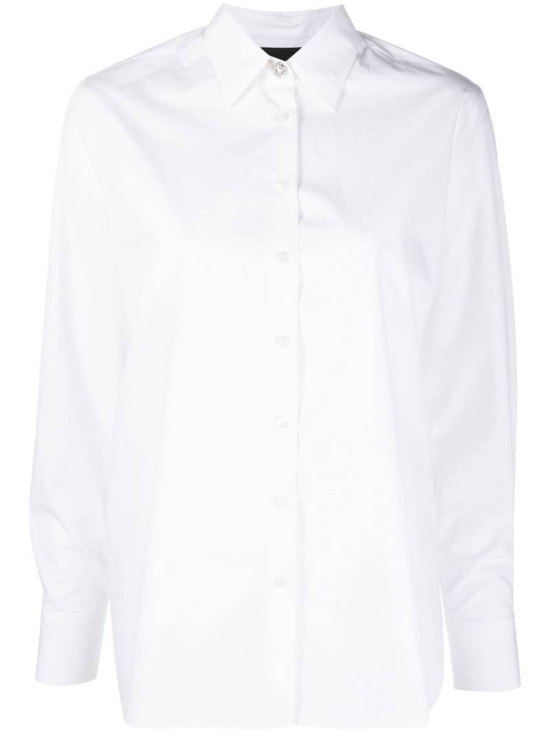 Philipp Plein Crystal Skull long-sleeve shirt - White von Philipp Plein