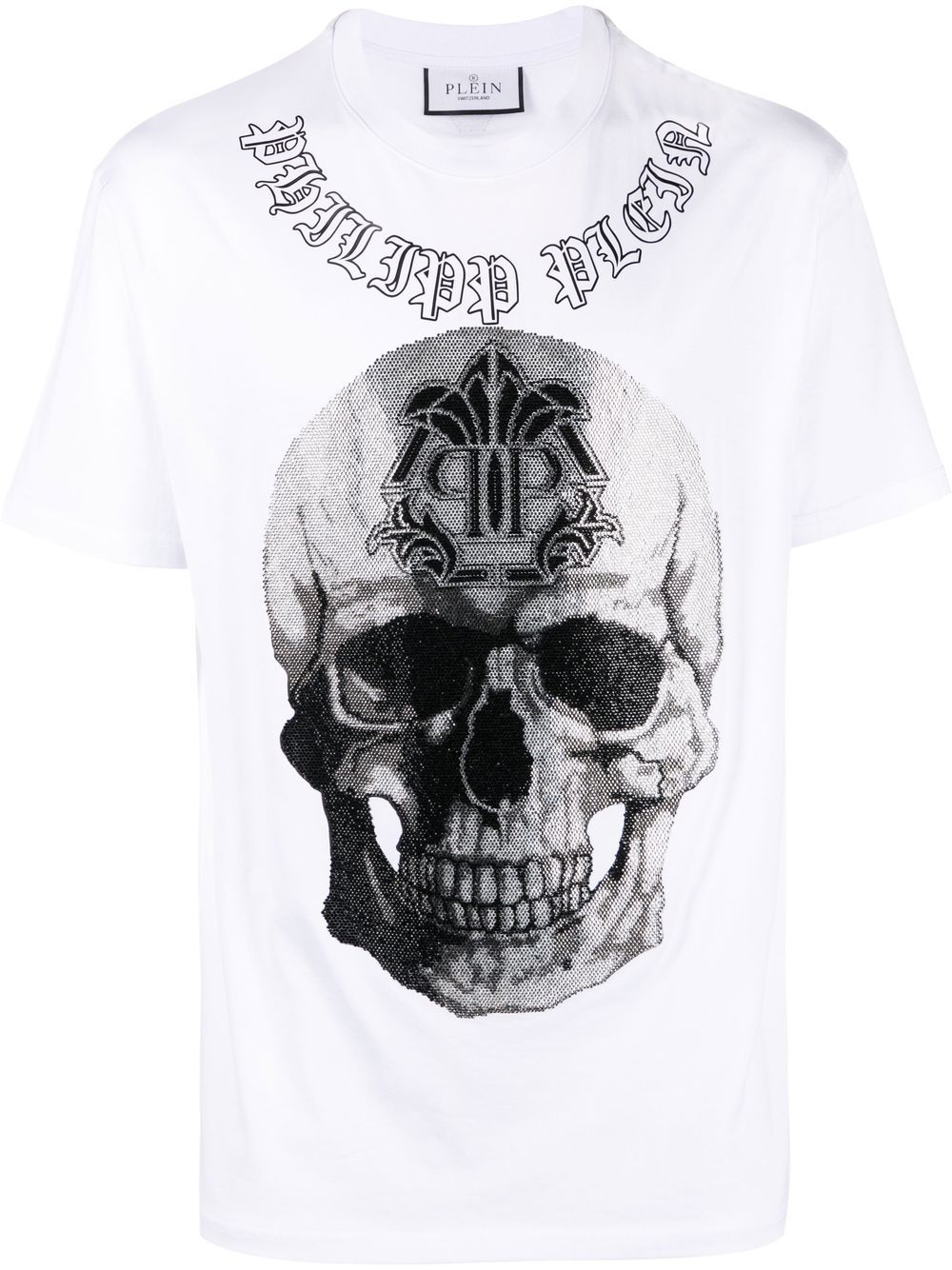 Philipp Plein Gothic Banner short-sleeve T-shirt - White von Philipp Plein