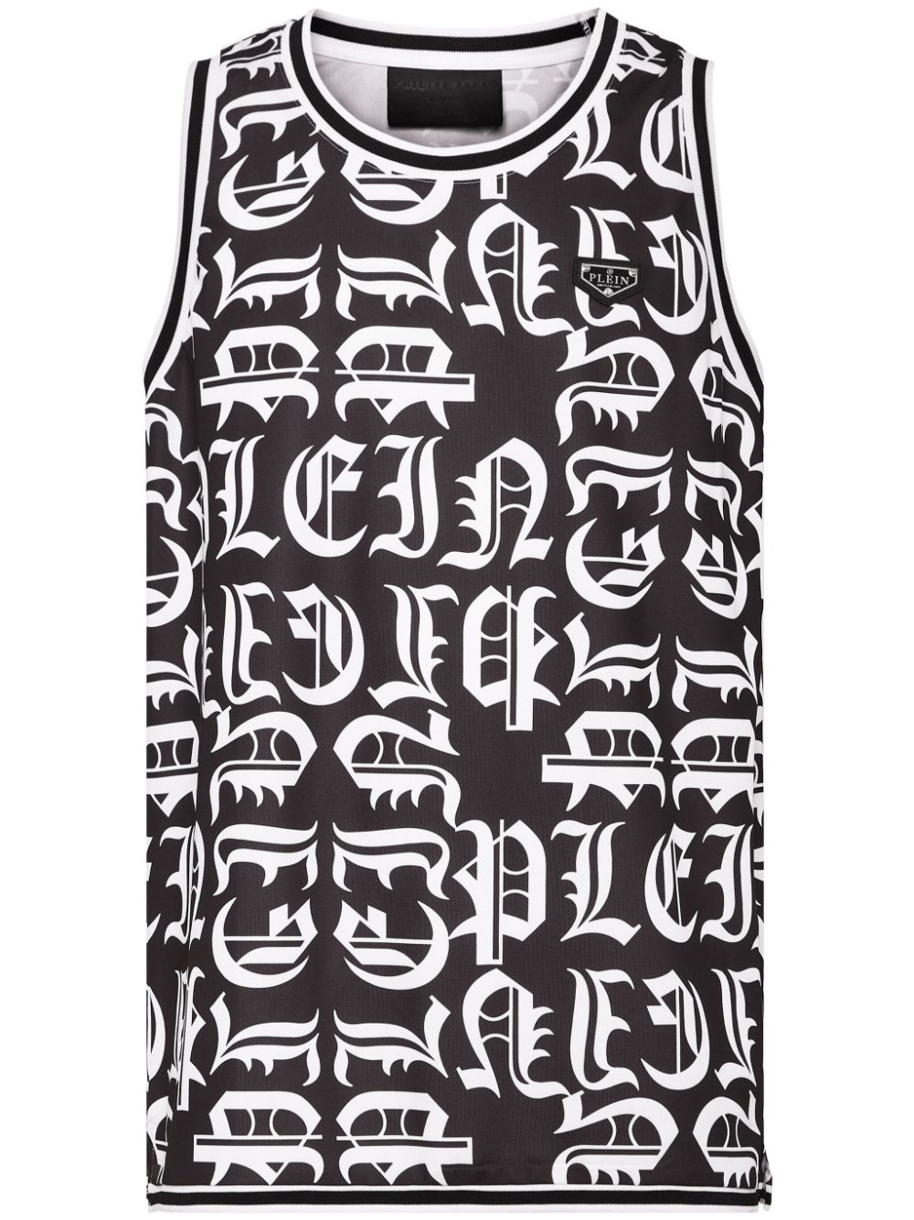 Philipp Plein Gothic Plein jersey tank top - Black von Philipp Plein