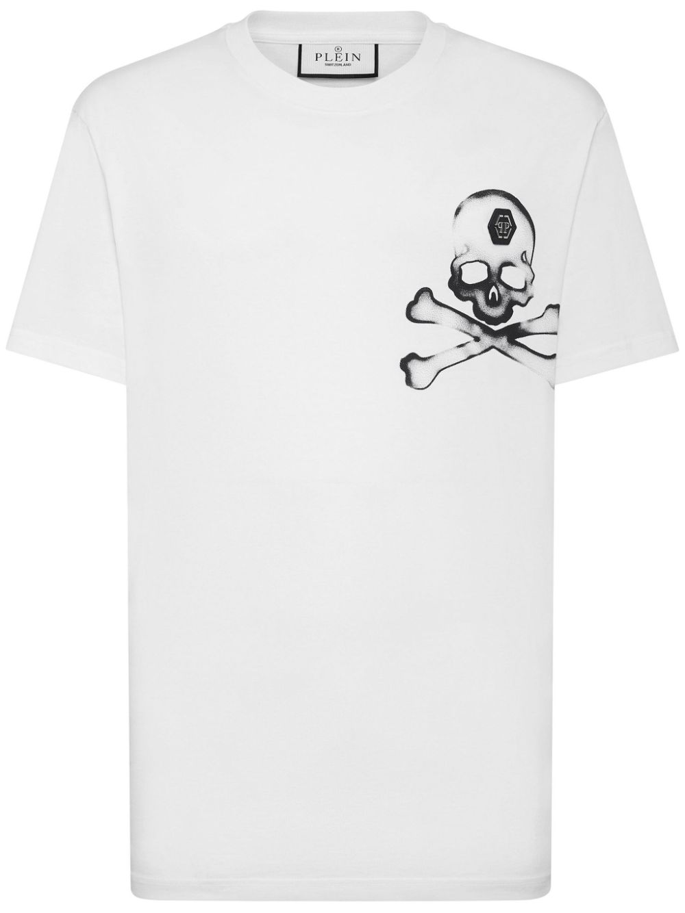 Philipp Plein Gothic skull-print cotton T-shirt - White von Philipp Plein