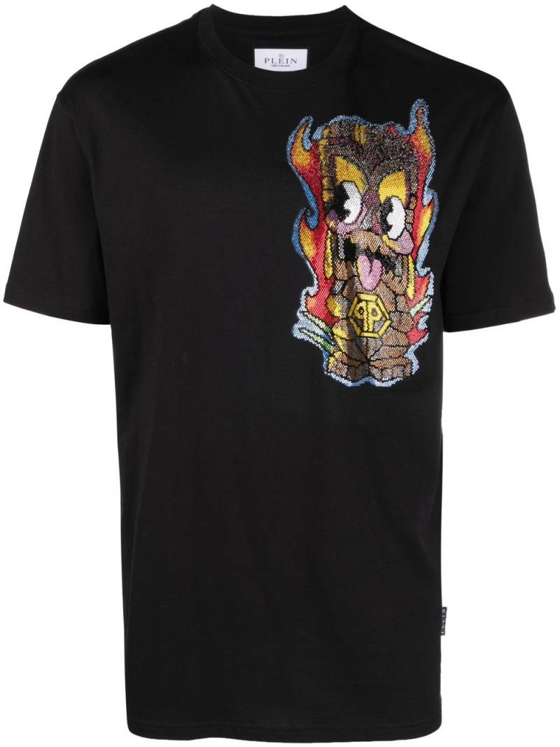 Philipp Plein Hawaii embellished short-sleeve T-shirt - Black von Philipp Plein