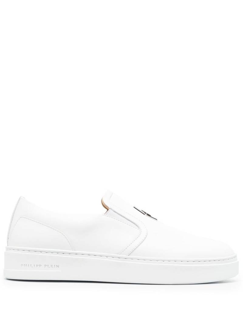 Philipp Plein Hexagon low slip-on sneakers - White von Philipp Plein