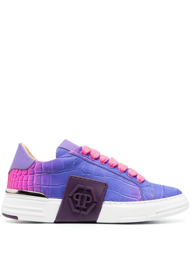 Philipp Plein Hexagon low-top sneakers - Purple von Philipp Plein