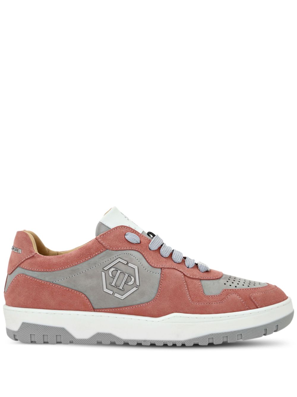 Philipp Plein Hexagon panelled low-top sneakers - Pink von Philipp Plein