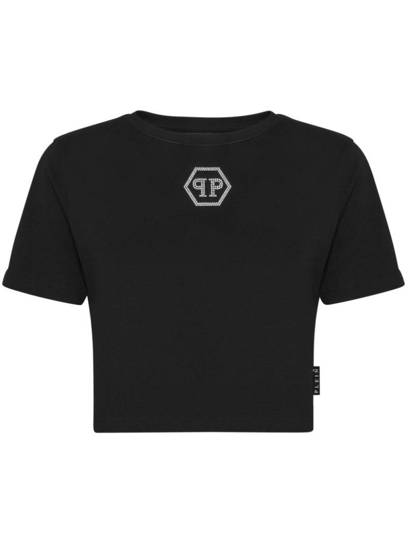 Philipp Plein Hexagon rhinestone T-shirt - Black von Philipp Plein