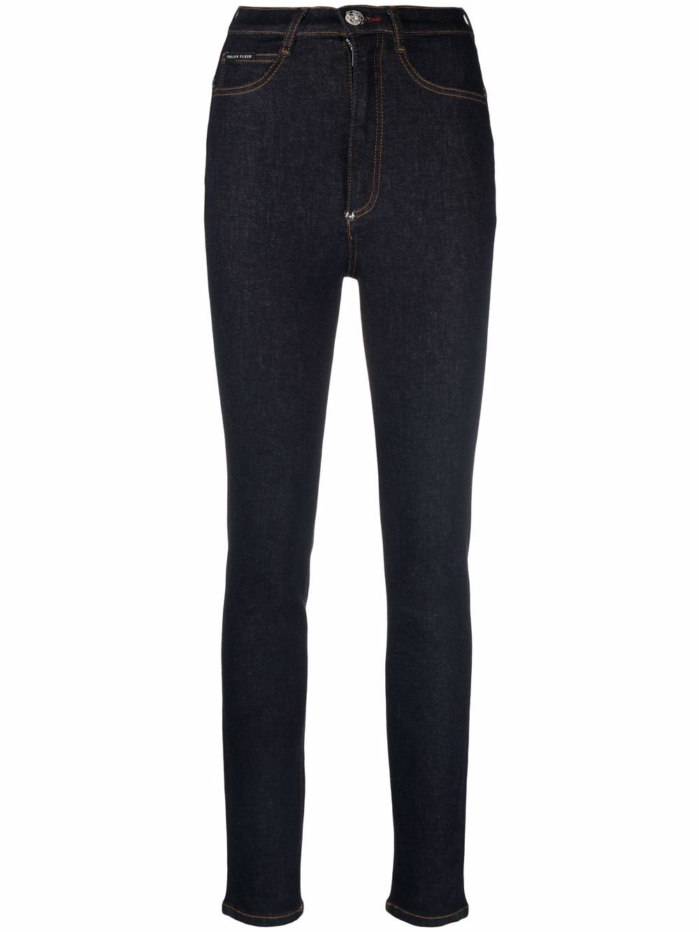 Philipp Plein Iconic high-waist skinny jeans - Blue von Philipp Plein