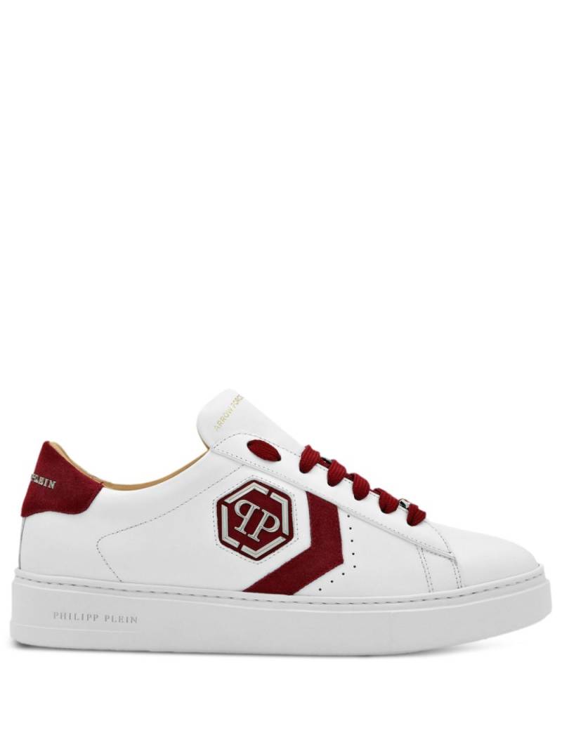 Philipp Plein Lo-Top leather sneakers - White von Philipp Plein