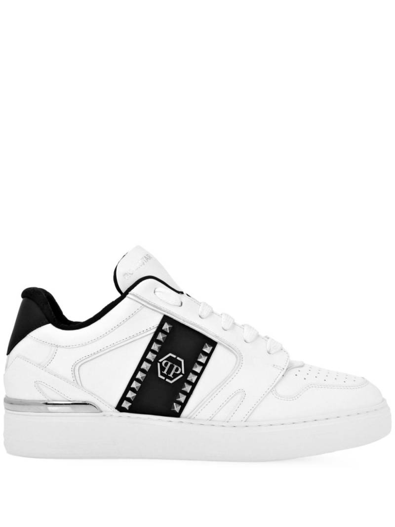 Philipp Plein Low-Top Leather Sneakers - White von Philipp Plein