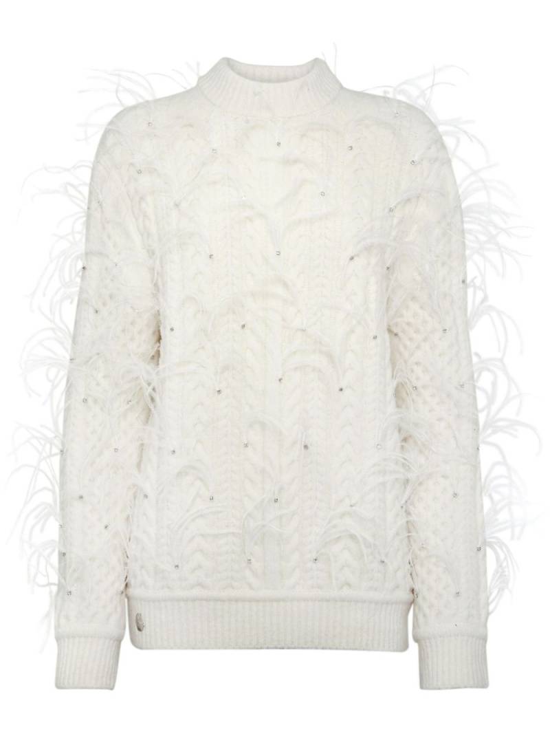 Philipp Plein Merino jumper - White von Philipp Plein