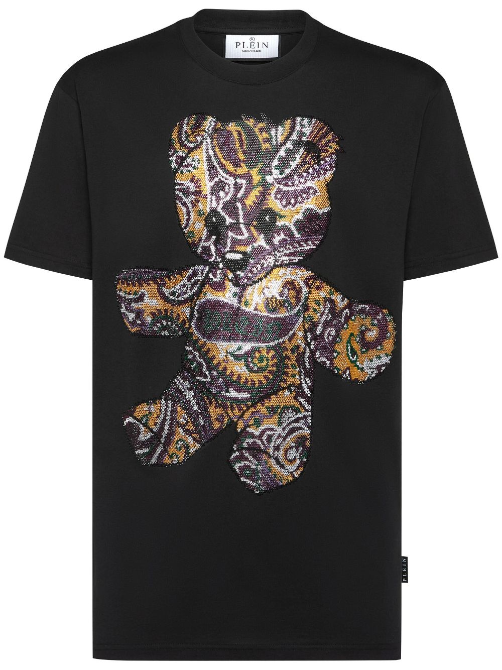 Philipp Plein Paisley Teddy Bear-print T-shirt - Black von Philipp Plein