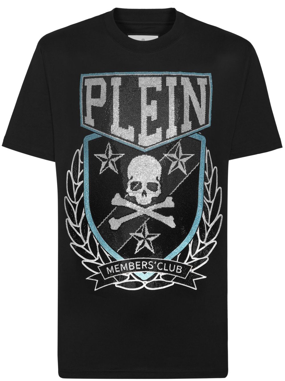 Philipp Plein Patch Skull&Bones T-shirt - Black von Philipp Plein