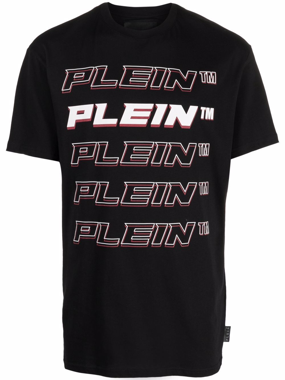 Philipp Plein Plein repeat logo T-shirt - Black von Philipp Plein
