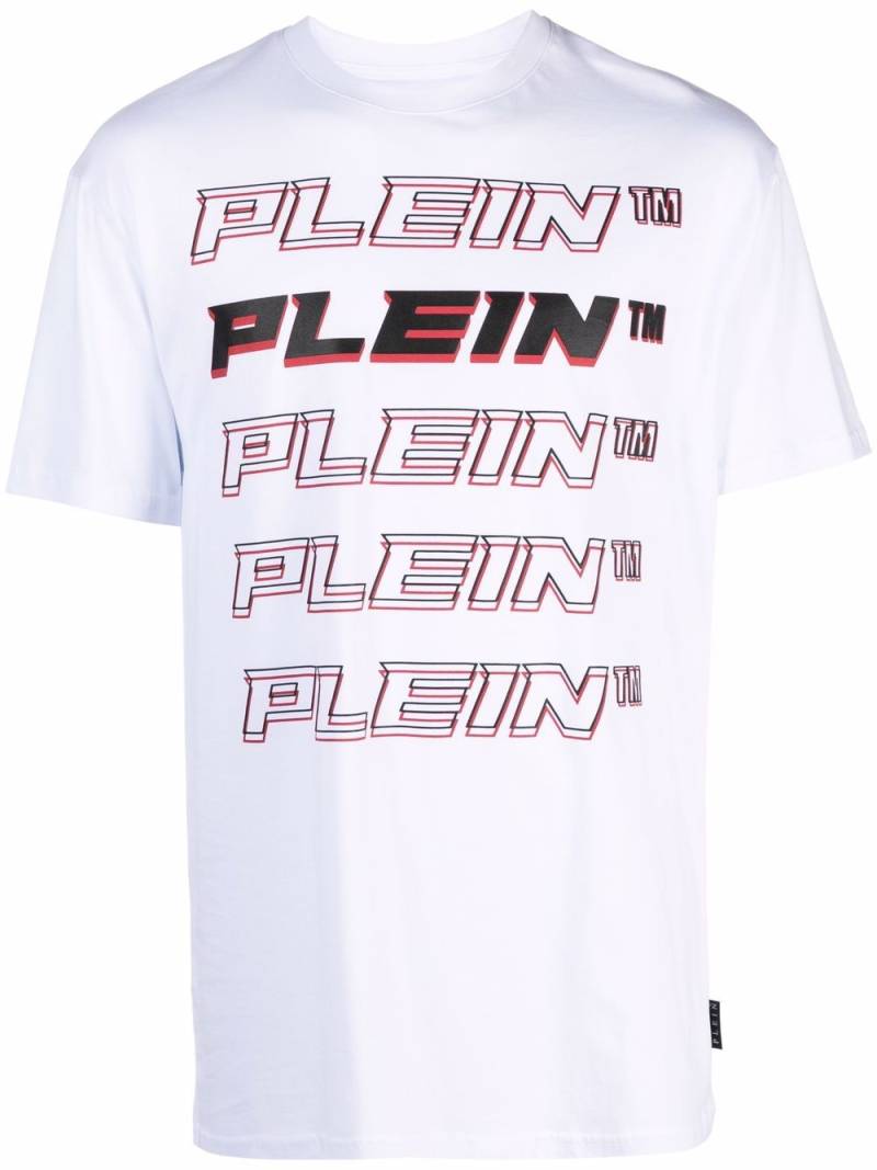 Philipp Plein Plein repeat logo T-shirt - White von Philipp Plein