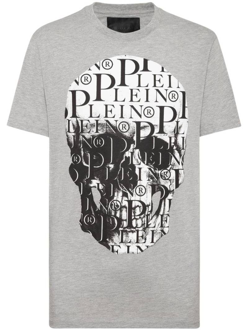 Philipp Plein Print skull T-shirt - Grey von Philipp Plein