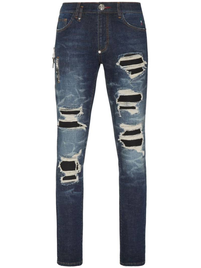 Philipp Plein Rock Star skinny jeans - Blue von Philipp Plein