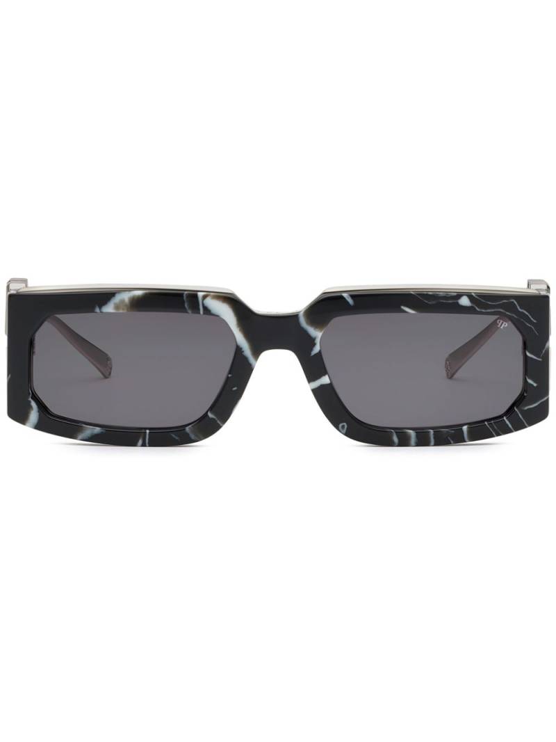 Philipp Plein Rose Venus rectangle-frame sunglasses - Black von Philipp Plein