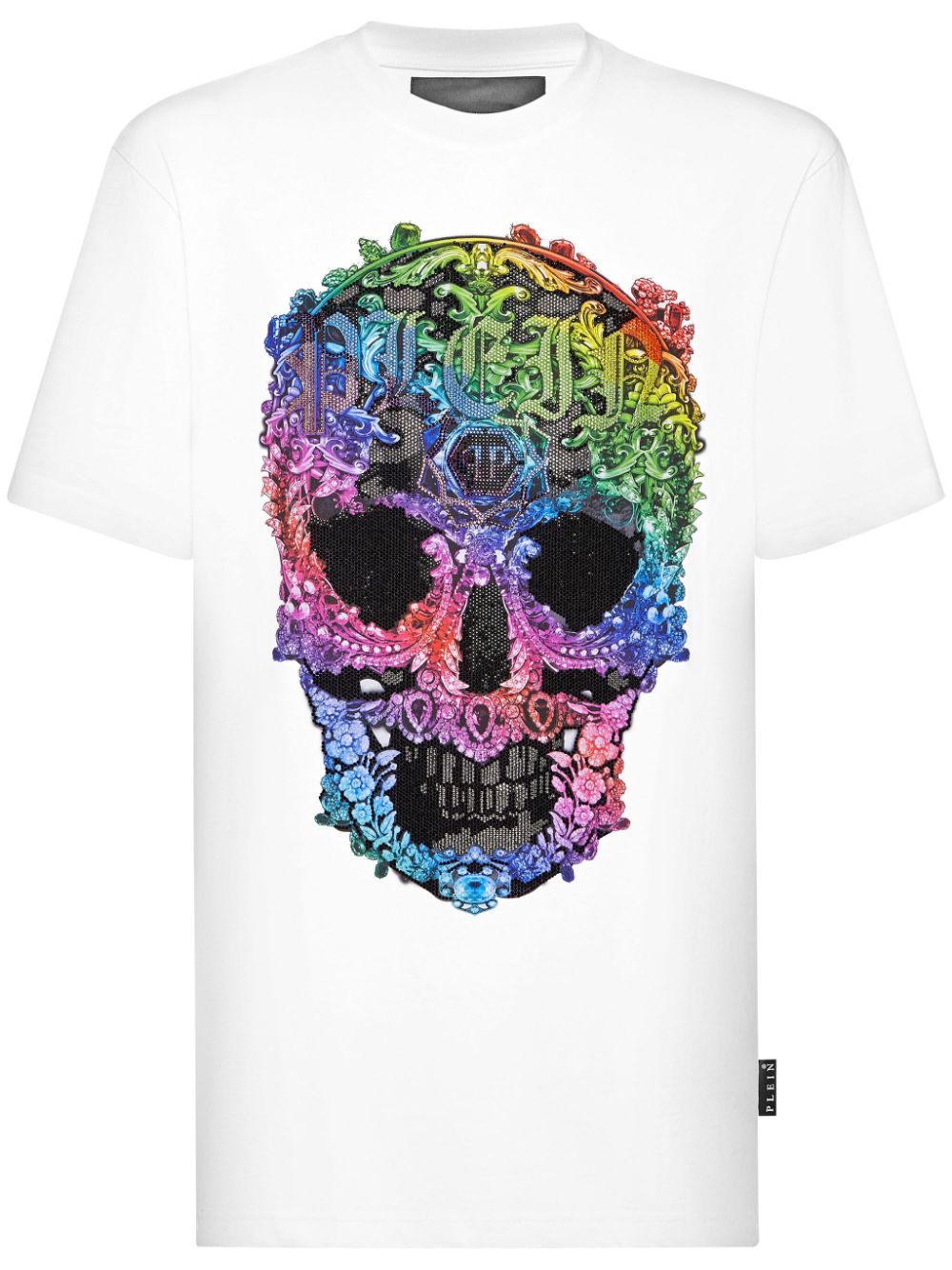 Philipp Plein SS Baroque Skull T-shirt - White von Philipp Plein