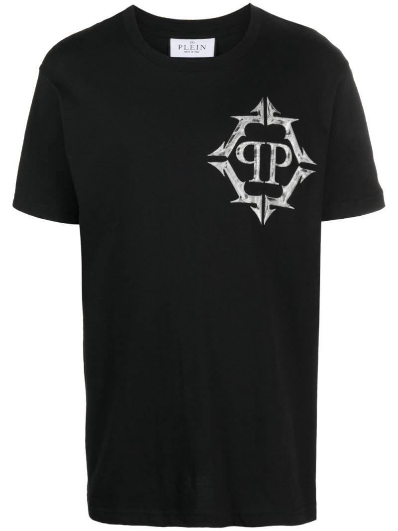 Philipp Plein SS Chrome round-neck T-shirt - Black von Philipp Plein